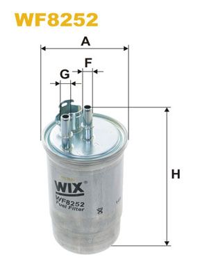 WIX FILTERS Polttoainesuodatin WF8252